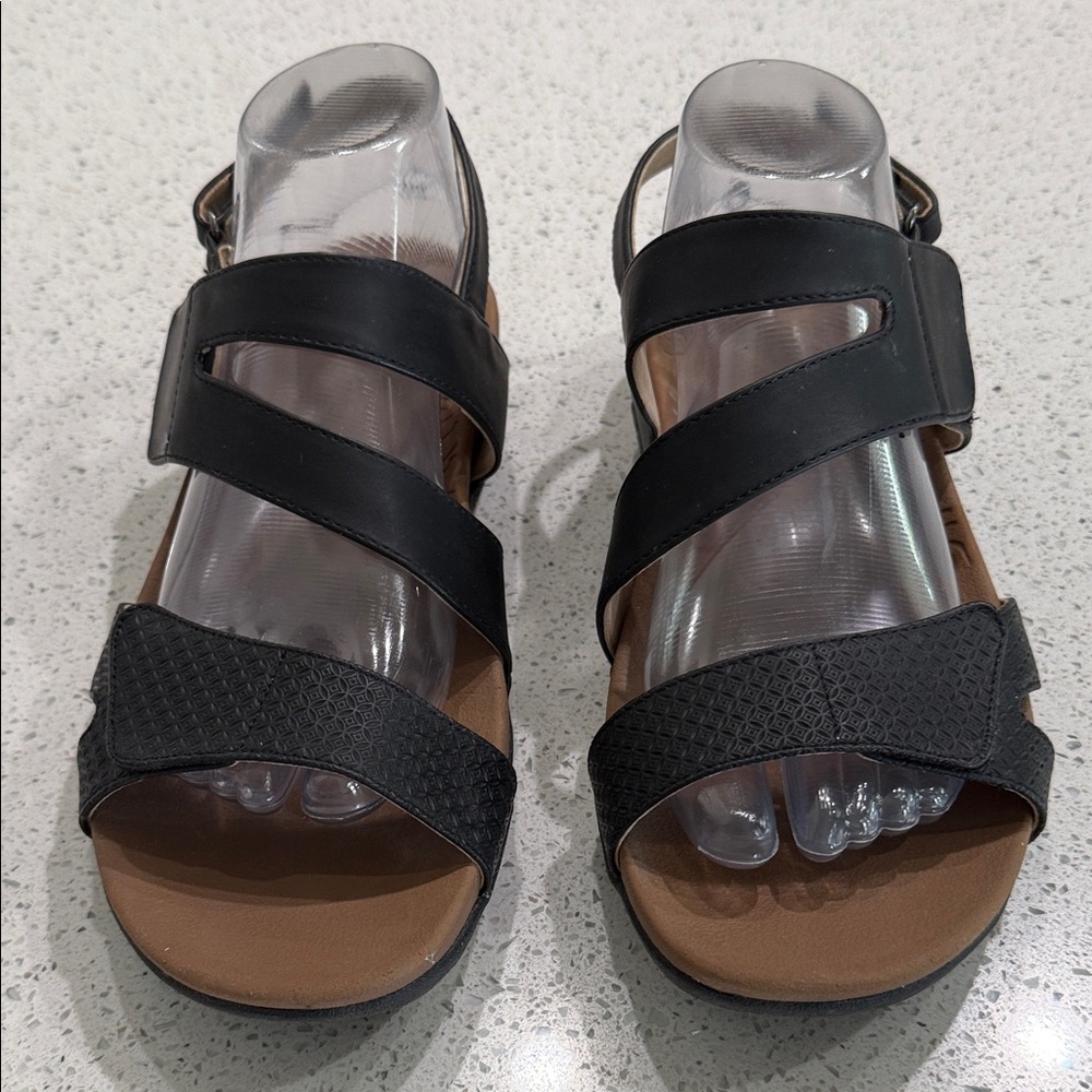 Rockport Black Strappy Sandals